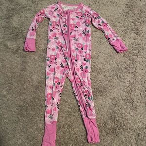 Little sleepies 6-12 month zippy floral